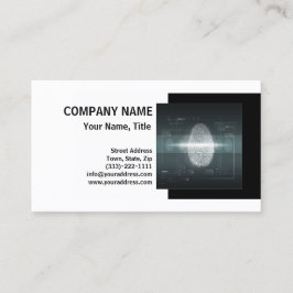 私立探偵調査士指紋カード 名刺