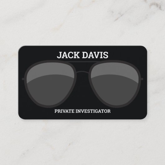 私立探偵 名刺 (正面)