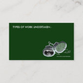 私立探偵 名刺 (裏面)