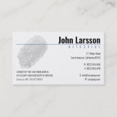 私立探偵 |探偵 名刺 (正面)