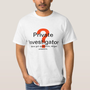 私立探偵 Tシャツ
