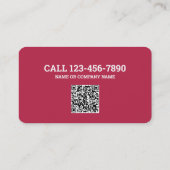 私立探偵QRコード 名刺 (裏面)