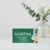 私立数学の家庭教師 – 初期の成績、初等 名刺 (スタンド正面)