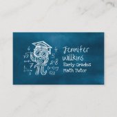 私立数学の家庭教師 – 初期の成績、初等 名刺 (正面)