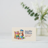 私立数学の家庭教師 – 初期の成績、初等 名刺 (スタンド正面)