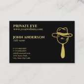 私立眼モダン私立探偵 名刺 (正面)
