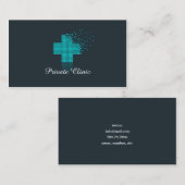 私立診療所医師医療救急 名刺 (正面/裏面)