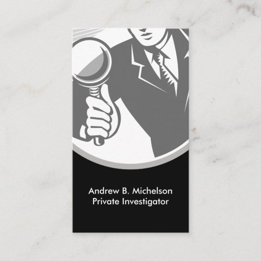 私立調査士名刺 名刺 (正面)