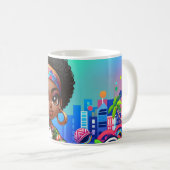 私素晴らしだ コーヒーマグカップ (正面右)