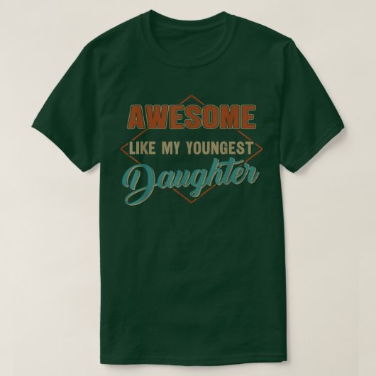 私素晴らしの末娘のヴィンテージおもしろいFa Tシャツ (デザイン正面)