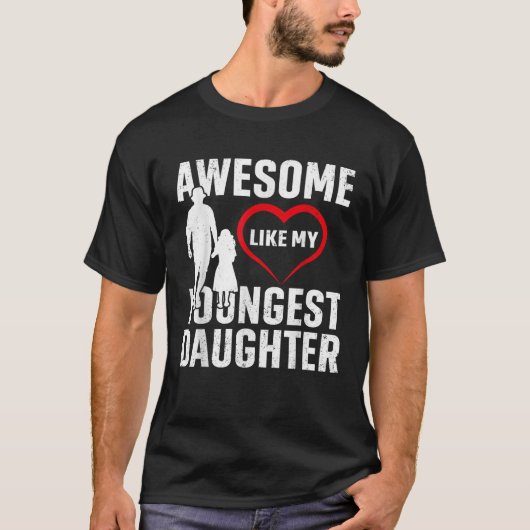 私素晴らしの末娘のヴィンテージおもしろいFa Tシャツ (正面)