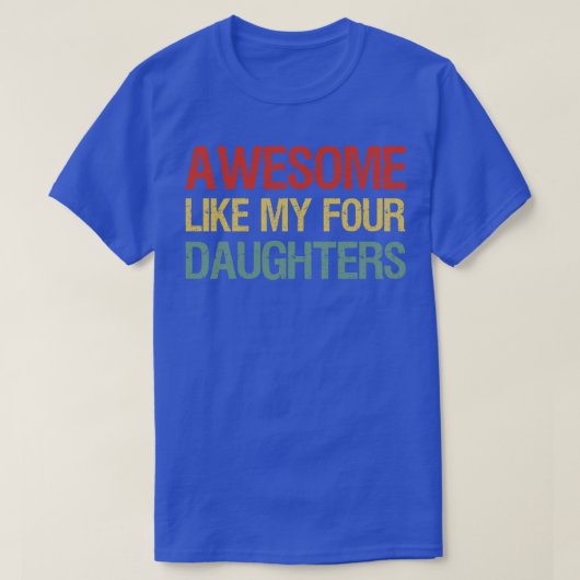 私素晴らしの4人の娘のように Tシャツ (デザイン正面)
