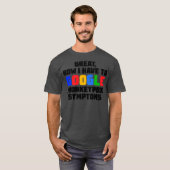 私素晴らしはGoogleのMonkeypox症状を持っている Tシャツ (正面フル)