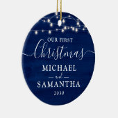 私素朴たちの初めてのクリスマスのカスタマイズ組合 セラミックオーナメント (右)