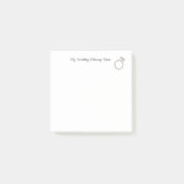 「私結婚の計画」 ポストイット (正面)