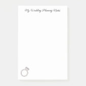 「私結婚の計画」 ポストイット (正面)