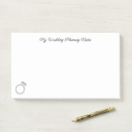 「私結婚の計画」 ポストイット