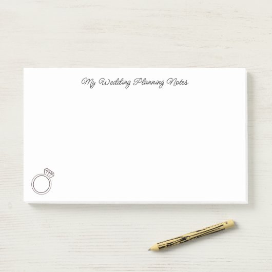 「私結婚の計画」 ポストイット (デスク)