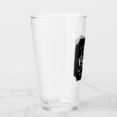 私結婚はBBQ白と黒ガラスをやっている タンブラーグラス (右)