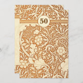 私結婚50周年 招待状 (正面/裏面)