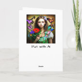 私考えの友よ親愛り カード (裏面)