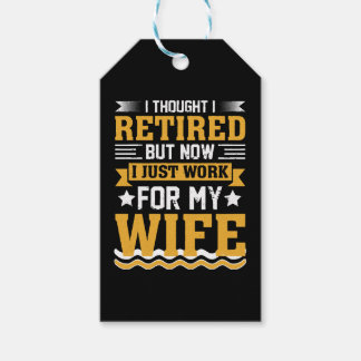 私考えは今退職したはただ自分の為に働いている ギフトタグ