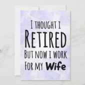 私考えは今退職したは仕事をしている シーズンカード (正面)