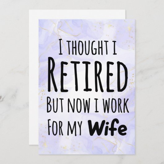 私考えは今退職したは仕事をしている シーズンカード (正面/裏面)