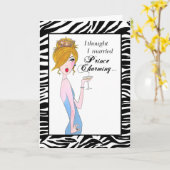 「私考えは結婚した君主魅力的だが…」 カード (黄色い花)