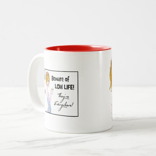 「私考えは結婚した君主魅力的だが…」 ツートーンマグカップ (正面左)