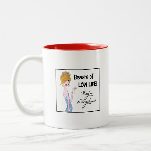 「私考えは結婚した君主魅力的だが…」 ツートーンマグカップ (左)