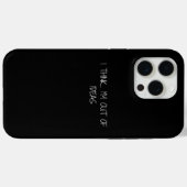 私考えは...アイディアが足りない Case-Mate iPhoneケース (裏面 (横))