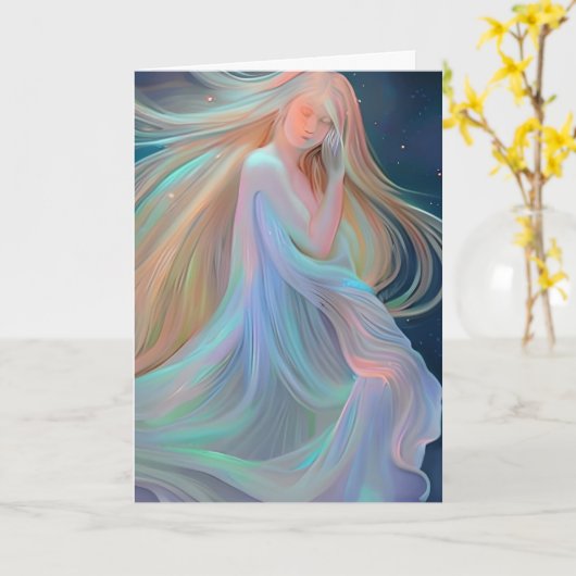 私考えるの友人 カード (黄色い花)