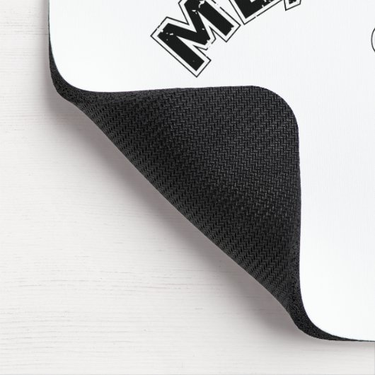 私自身と私のタイポグラフィ マウスパッド (コーナー)