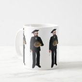 私自身のポートレート風景1890年、アンリ・ルソー コーヒーマグカップ (正面左)