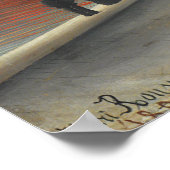 私自身のポートレート風景1890年、アンリ・ルソー ポスター (角)