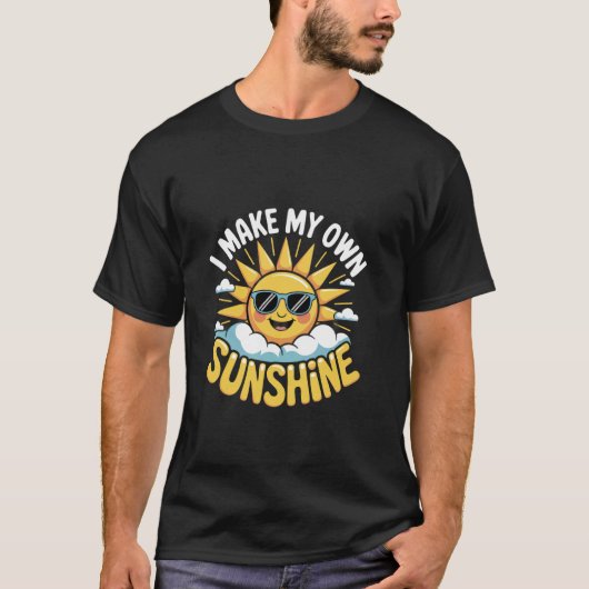 私自身の晴れを創る気象学者 Tシャツ (正面)