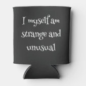 私自身も変で珍しい 缶クーラー (正面)