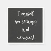 私自身も変わったカクテルナプキンだ スタンダードカクテルナプキン (正面)