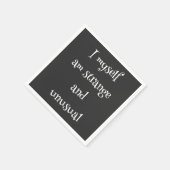 私自身も変わったカクテルナプキンだ スタンダードカクテルナプキン (角)