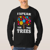 私話は木の土の日の土救の子供の痛み Tシャツ (正面)