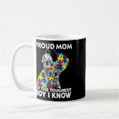 私誇りを持ったは自閉症を知っている最も過酷な少年の母 コーヒーマグカップ (左)
