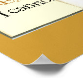 私読はできないストップの ポスター (角)