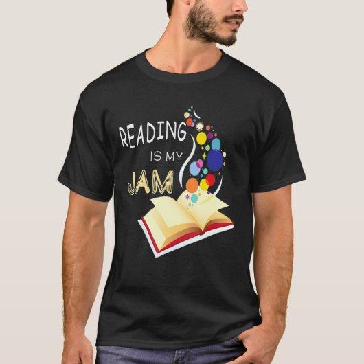 私読は本おもしろいが好き読だ Tシャツ (正面)