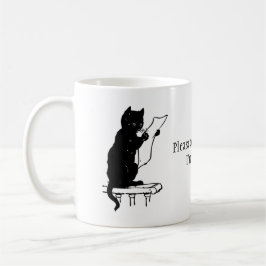 、私読んでいます妨げないで下さい! コーヒーマグカップ