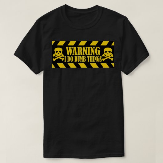 私警告はばかを2 Tシャツ (デザイン正面)