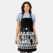 私警告はシーナニガンスの聖パトリックの傾向があるかもしれない エプロン (着用した状態)