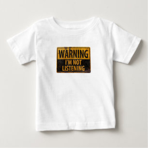 私警告は母の危険聞徴候ではない ベビーTシャツ