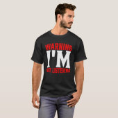私警告は違う聞 Tシャツ (正面フル)