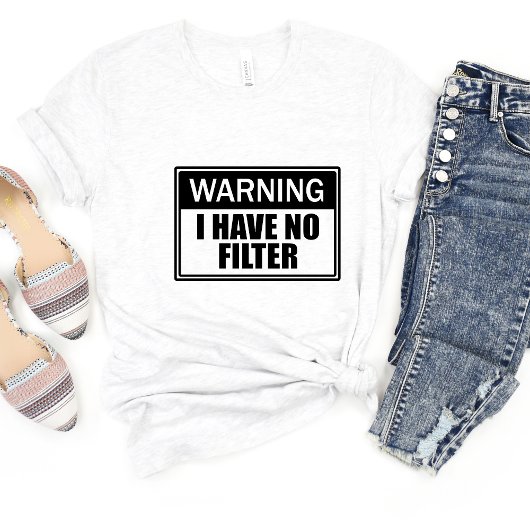 私警告は…皮肉おもしろいミームTシャツ Tシャツ